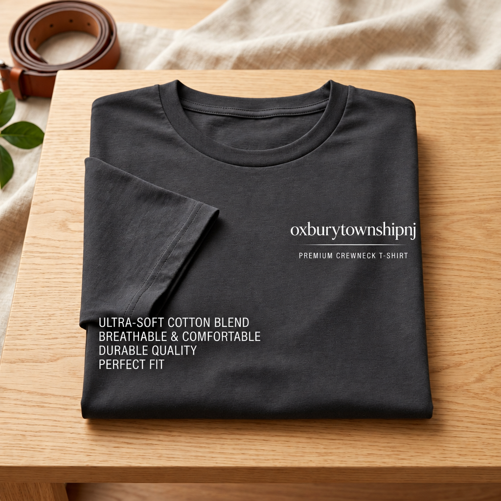 OXBURYTOWNSHIPNJ™ AirGrid Performance T-Shirt – Breathable Structured Men’s Tee