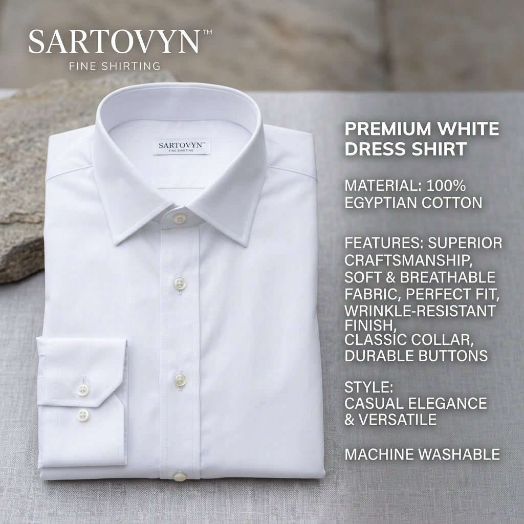 SARTOVYN™ CollarShift Adaptive Dress Shirt