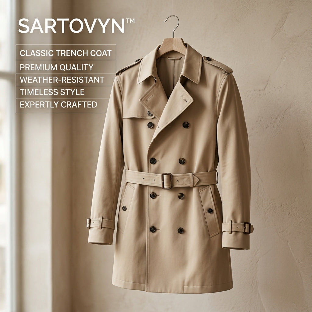 SARTOVYN™ RainVector Convertible Trench Coat